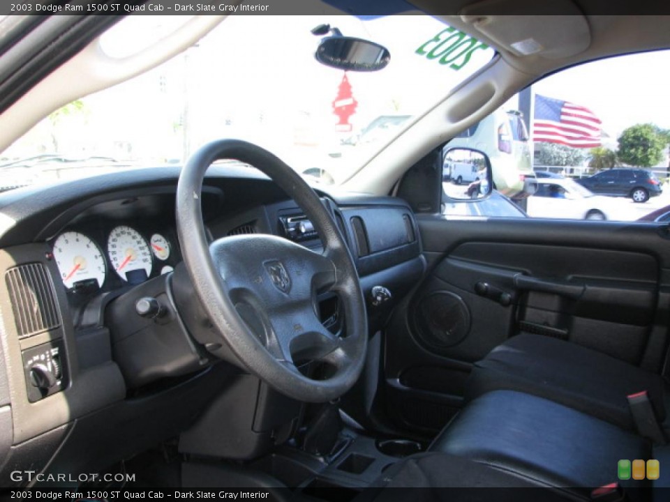 Dark Slate Gray Interior Photo for the 2003 Dodge Ram 1500 ST Quad Cab #39755386