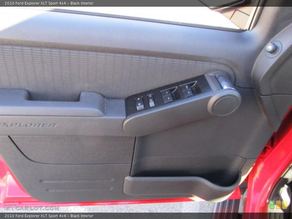 Black Interior Door Panel for the 2010 Ford Explorer XLT Sport 4x4 #39757354