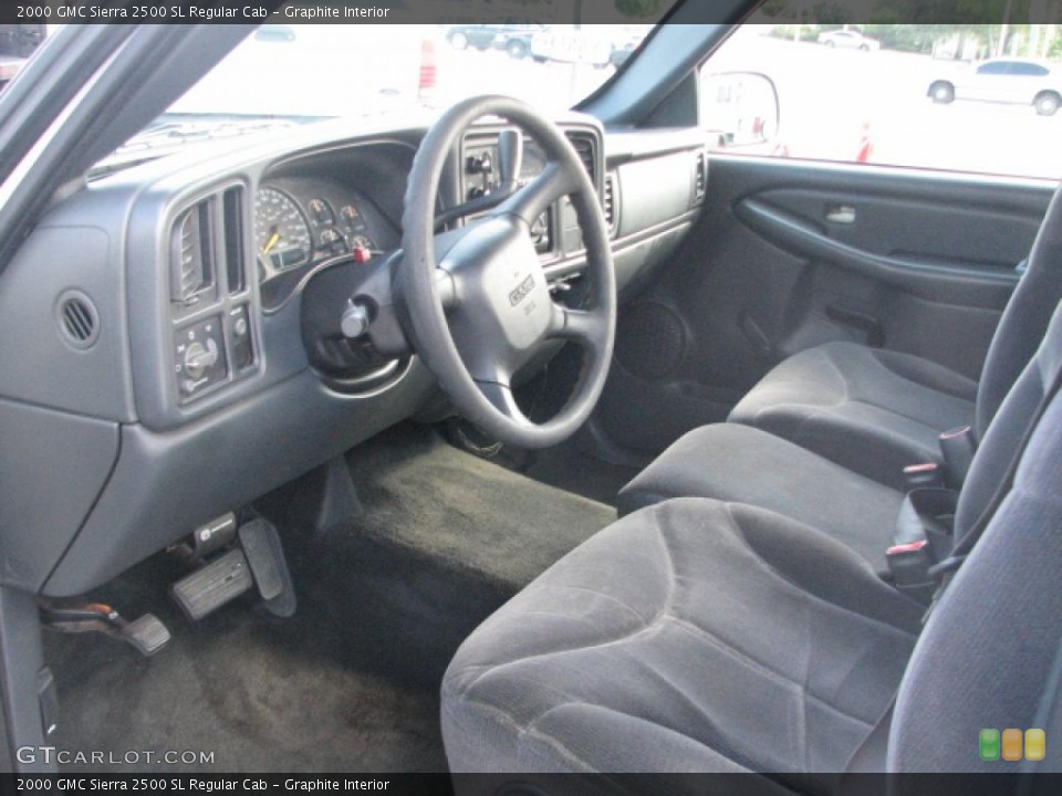 Graphite Interior Prime Interior for the 2000 GMC Sierra 2500 SL Regular Cab #39757610