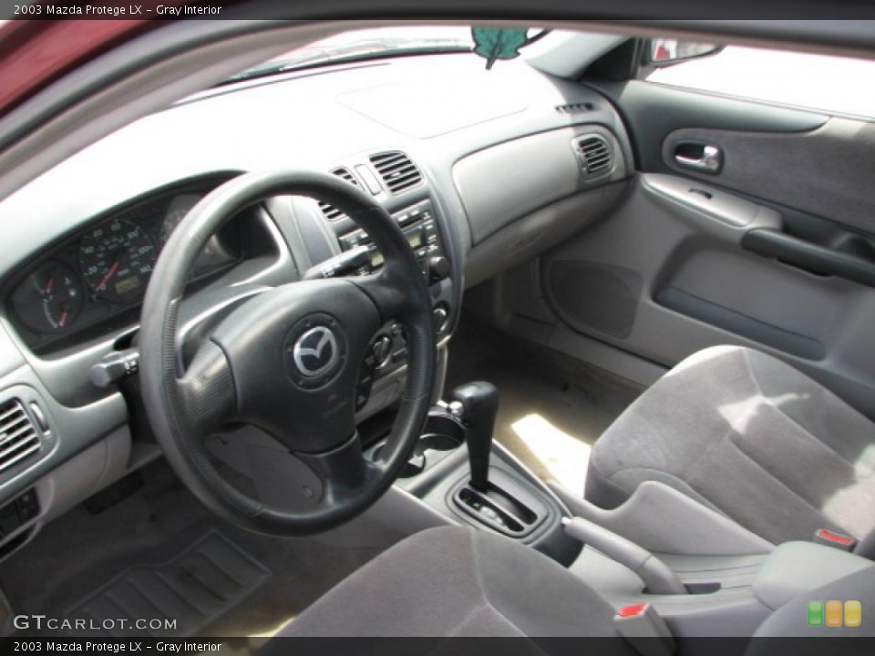 Gray Interior Photo for the 2003 Mazda Protege LX #39757742