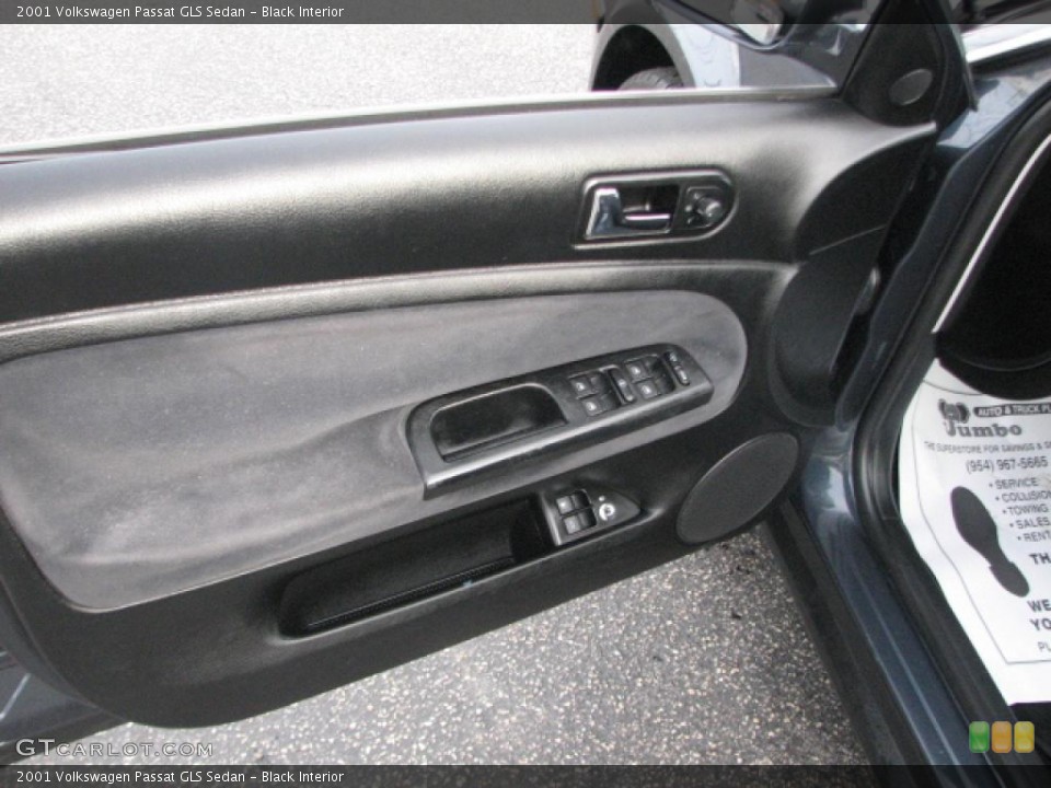 Black Interior Door Panel for the 2001 Volkswagen Passat GLS Sedan #39759262
