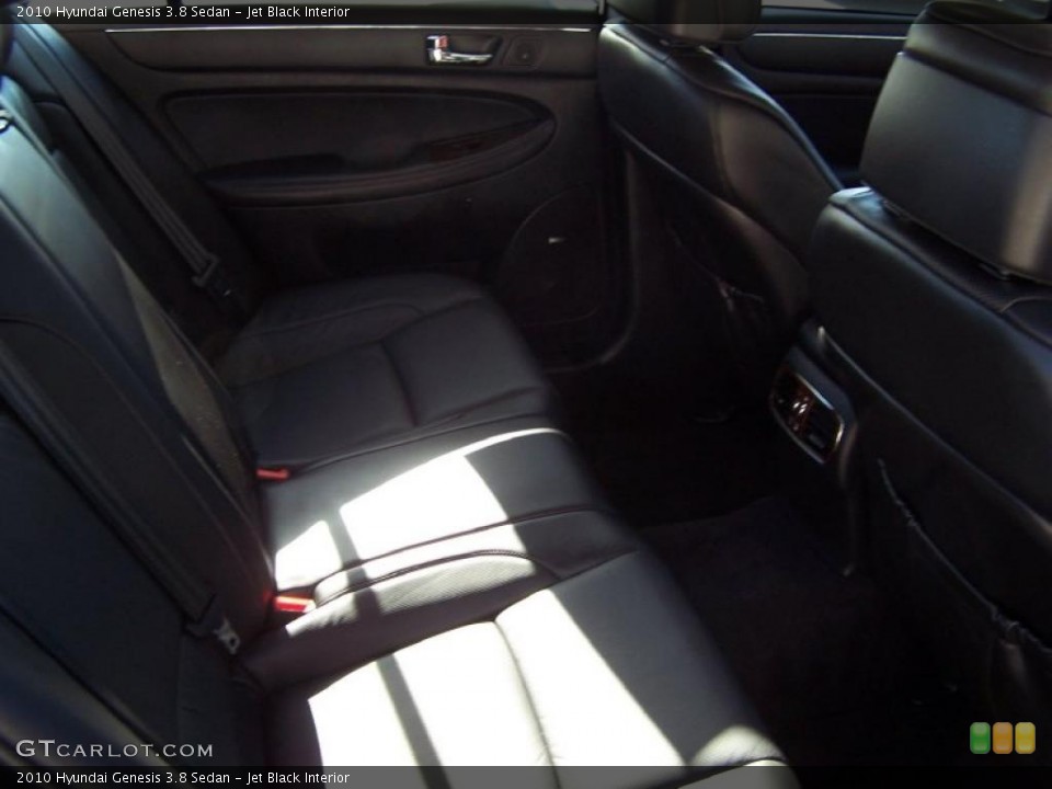 Jet Black Interior Photo for the 2010 Hyundai Genesis 3.8 Sedan #39760182