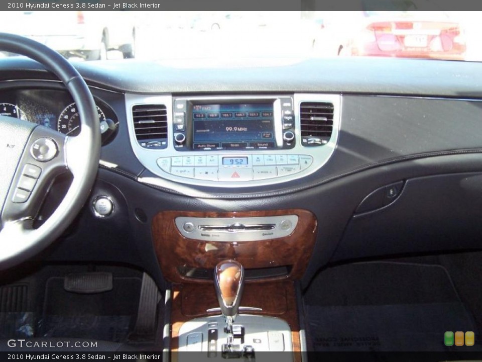 Jet Black Interior Controls for the 2010 Hyundai Genesis 3.8 Sedan #39760194