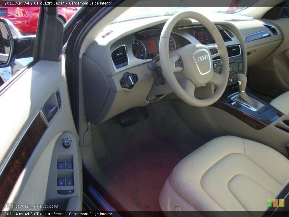 Cardamom Beige Interior Prime Interior for the 2011 Audi A4 2.0T quattro Sedan #39761278