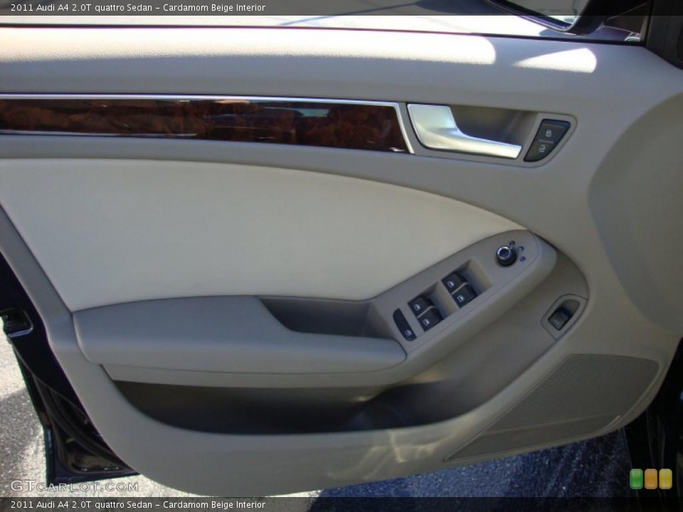 Cardamom Beige Interior Door Panel for the 2011 Audi A4 2.0T quattro Sedan #39761294