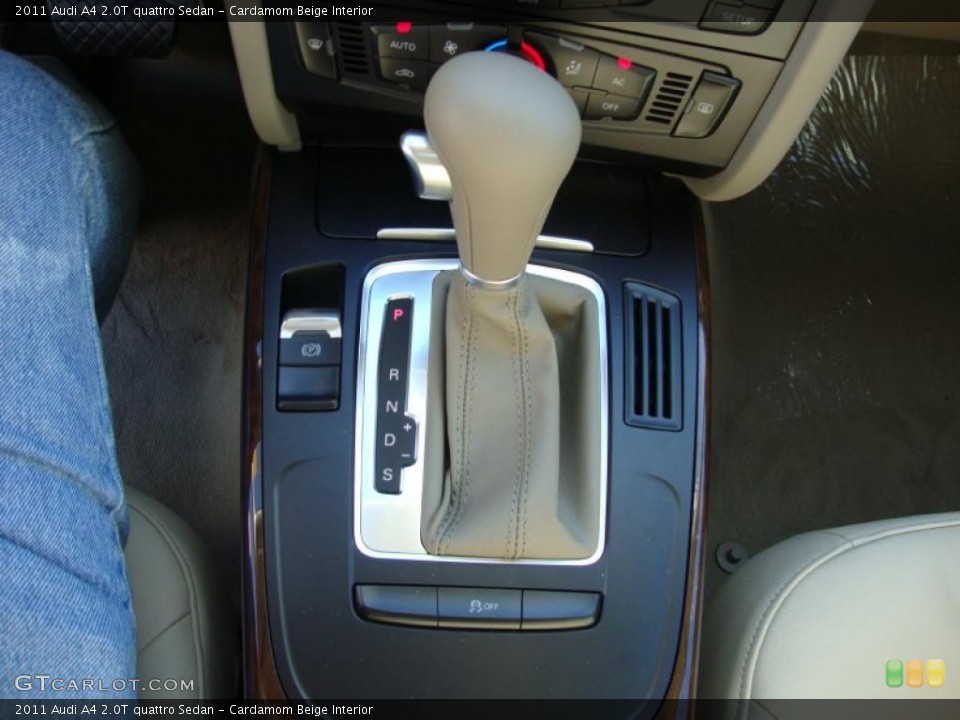 Cardamom Beige Interior Transmission for the 2011 Audi A4 2.0T quattro Sedan #39761598