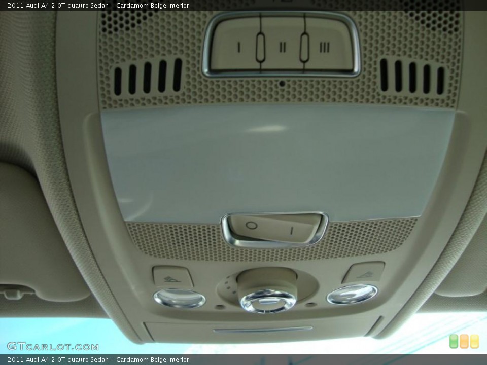 Cardamom Beige Interior Controls for the 2011 Audi A4 2.0T quattro Sedan #39761614