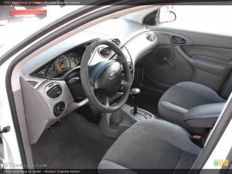 Medium Graphite Interior Prime Interior for the 2003 Ford Focus LX Sedan #39761630