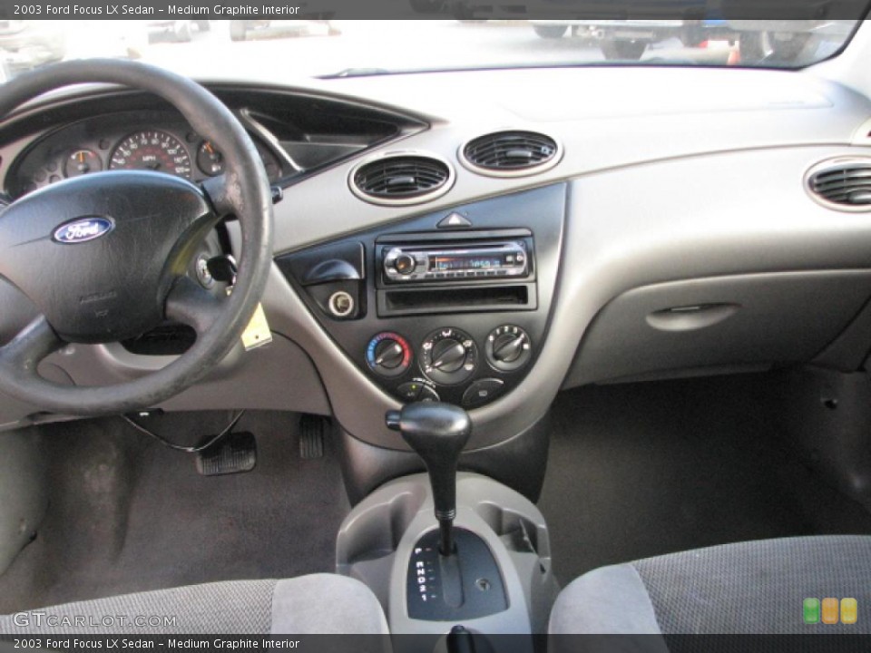 Medium Graphite Interior Dashboard for the 2003 Ford Focus LX Sedan #39761642