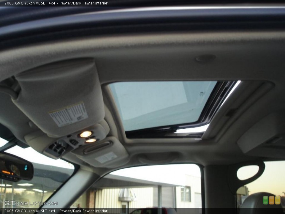Pewter/Dark Pewter Interior Sunroof for the 2005 GMC Yukon XL SLT 4x4 #39761718