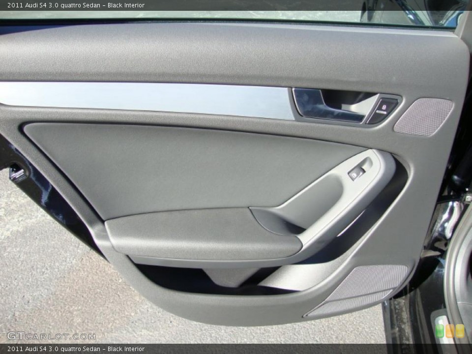 Black Interior Door Panel for the 2011 Audi S4 3.0 quattro Sedan #39762042