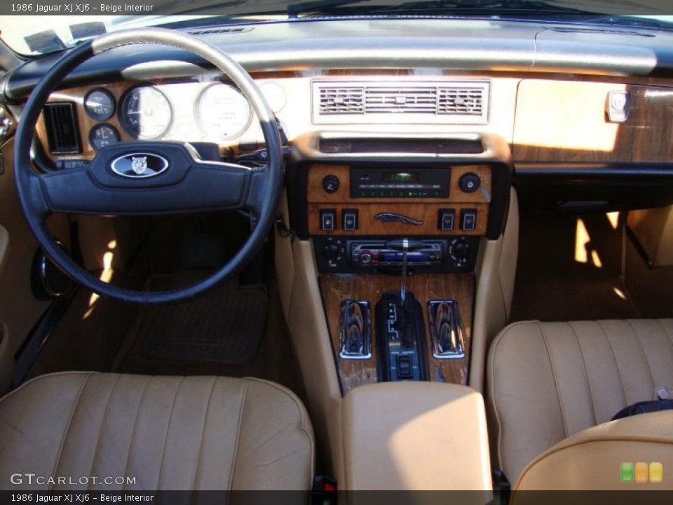 Beige Interior Dashboard for the 1986 Jaguar XJ XJ6 #39766758
