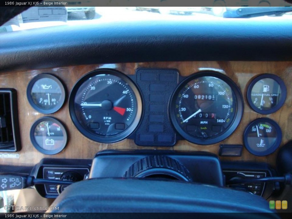 Beige Interior Gauges for the 1986 Jaguar XJ XJ6 #39767086
