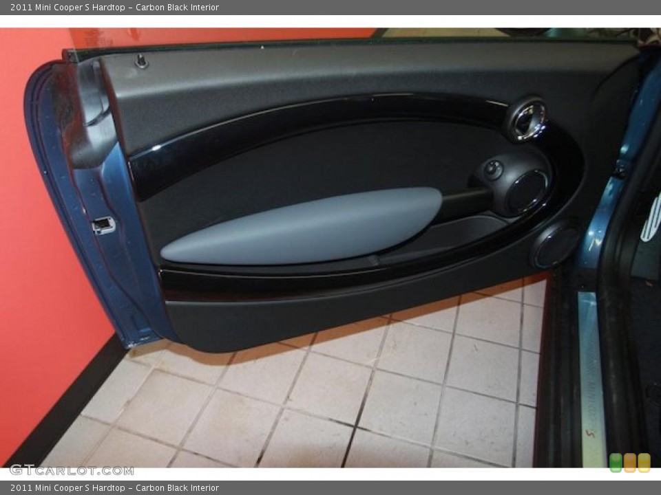 Carbon Black Interior Door Panel for the 2011 Mini Cooper S Hardtop #39767454