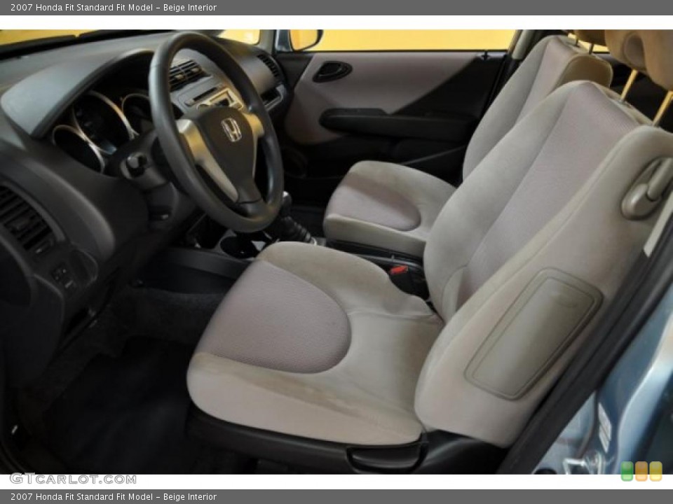 Beige Interior Photo for the 2007 Honda Fit  #39772734