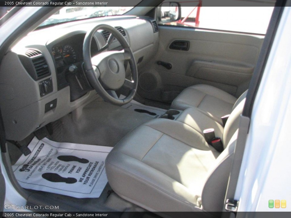 Sandstone Interior Prime Interior for the 2005 Chevrolet Colorado Regular Cab #39773558