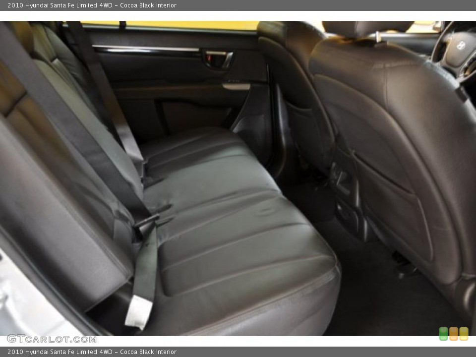 Cocoa Black Interior Photo for the 2010 Hyundai Santa Fe Limited 4WD #39774414