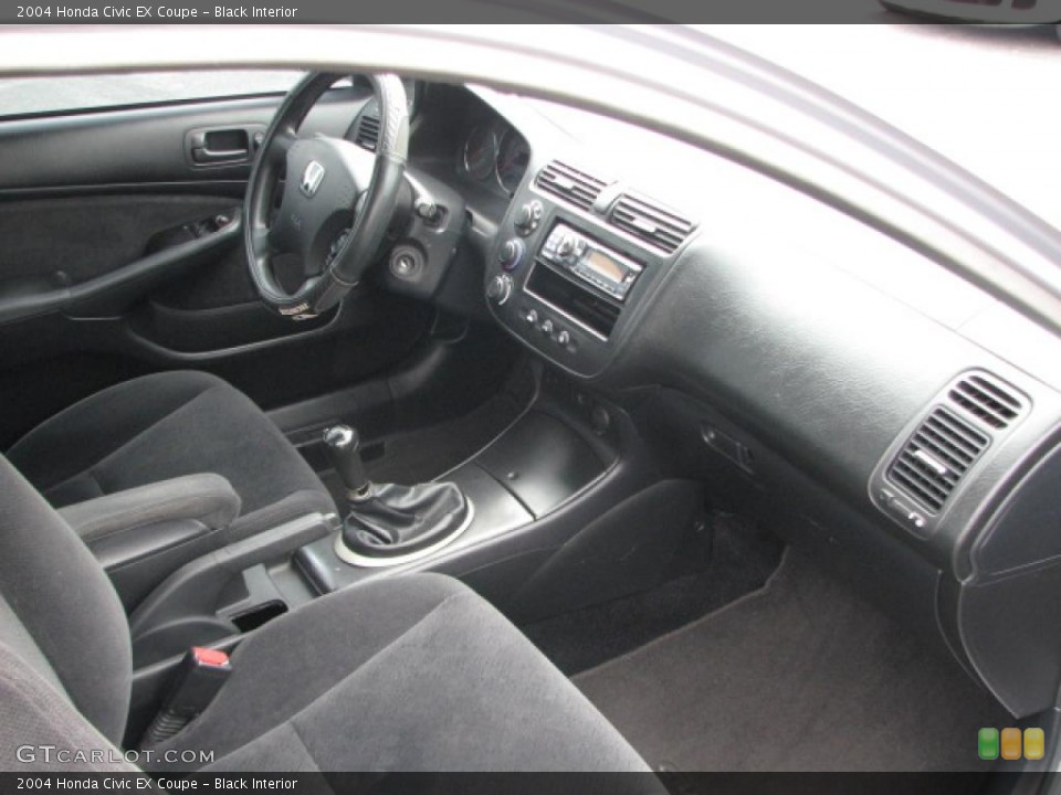 Black Interior Photo for the 2004 Honda Civic EX Coupe #39774442