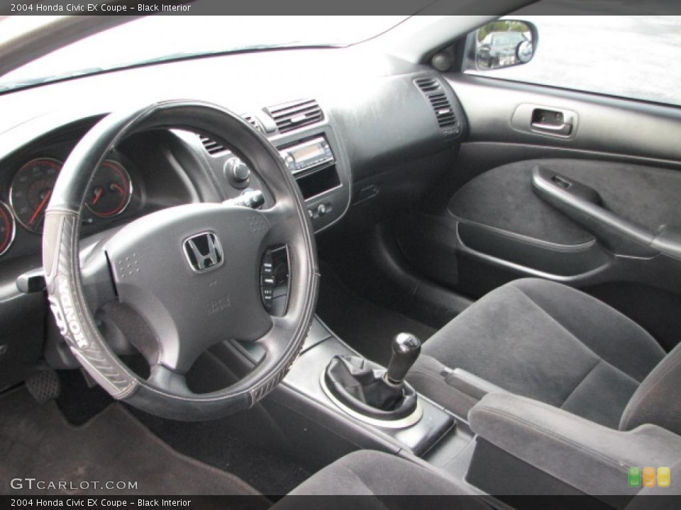Black Interior Photo for the 2004 Honda Civic EX Coupe #39774502