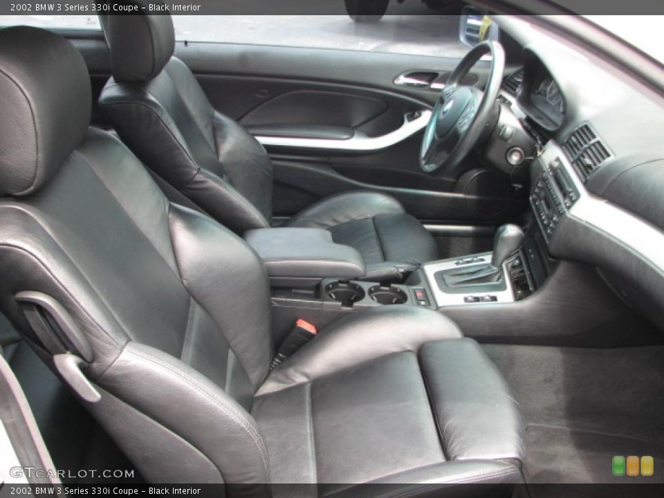 Black Interior Photo for the 2002 BMW 3 Series 330i Coupe #39774850
