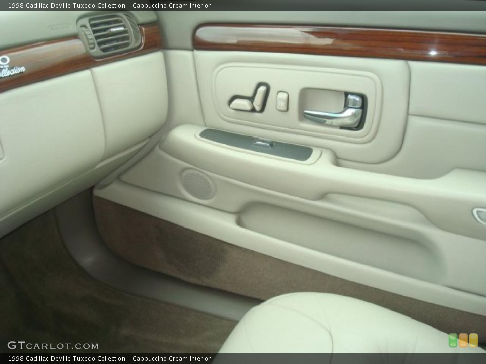 Cappuccino Cream Interior Controls for the 1998 Cadillac DeVille Tuxedo Collection #39776112