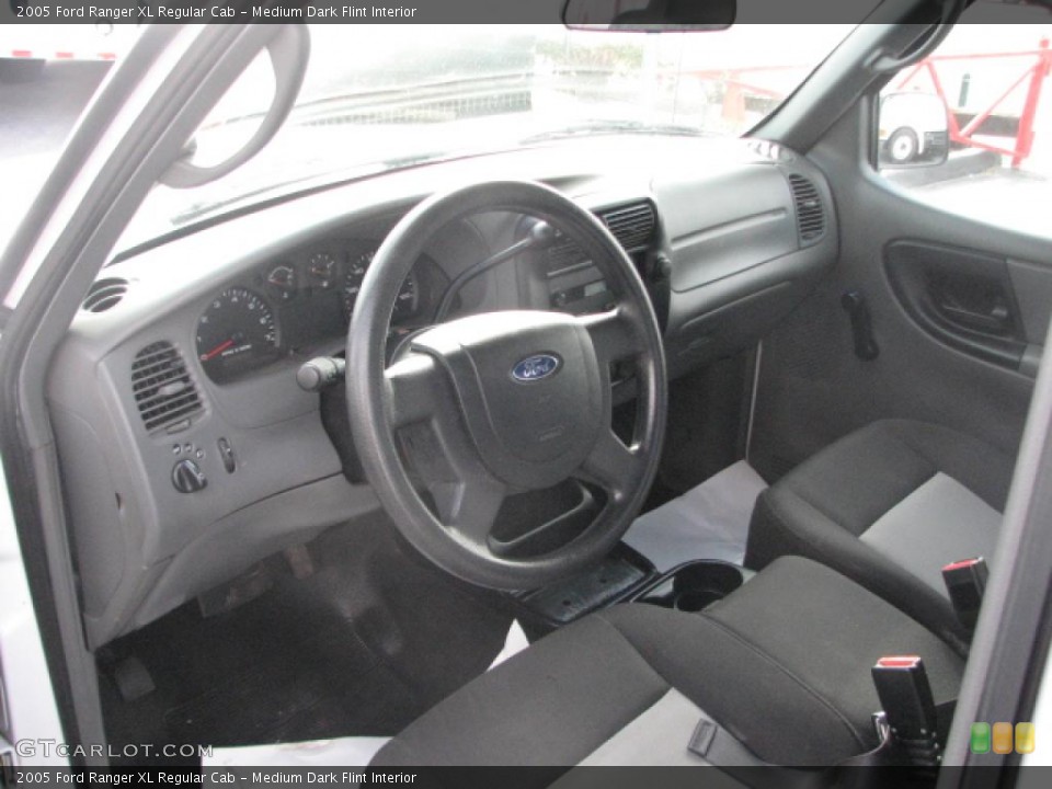 Medium Dark Flint Interior Prime Interior for the 2005 Ford Ranger XL Regular Cab #39777696