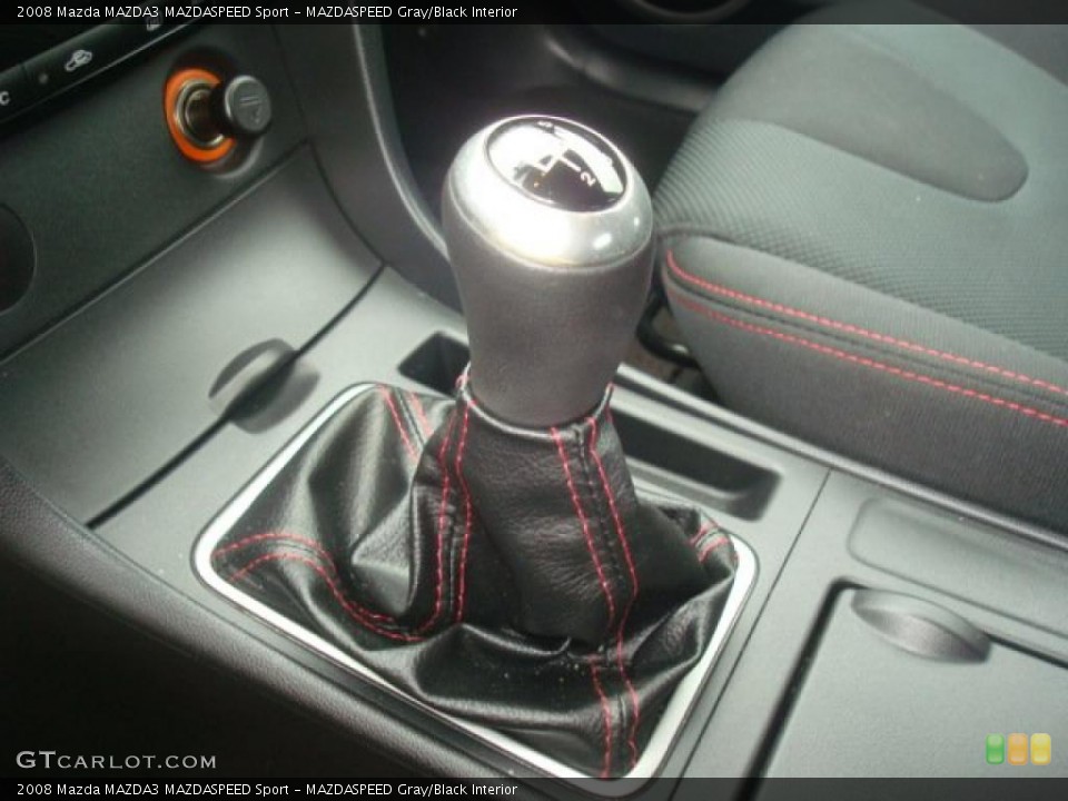 MAZDASPEED Gray/Black Interior Transmission for the 2008 Mazda MAZDA3 MAZDASPEED Sport #39778340