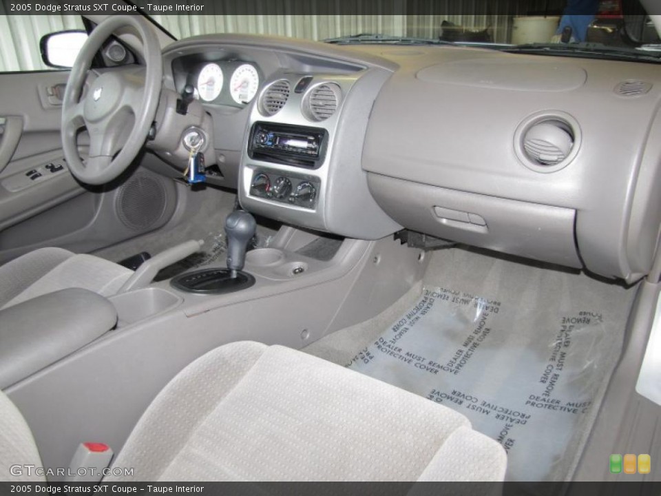 Taupe Interior Dashboard for the 2005 Dodge Stratus SXT Coupe #39779080