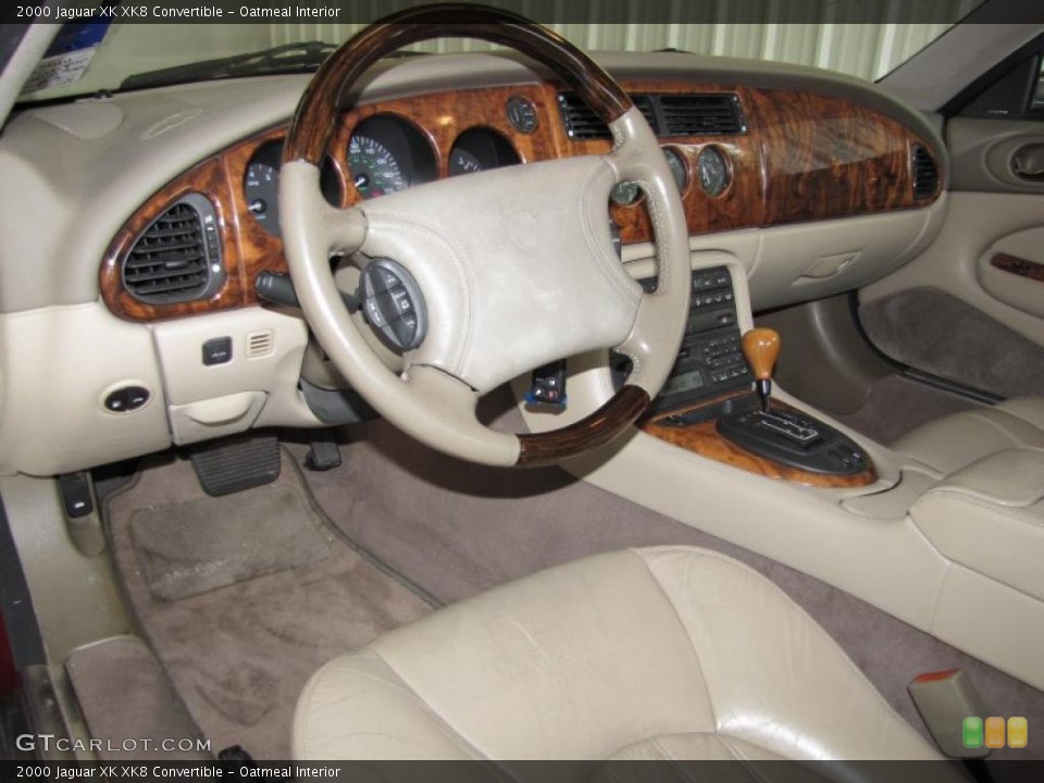 Oatmeal Interior Prime Interior for the 2000 Jaguar XK XK8 Convertible #39779416