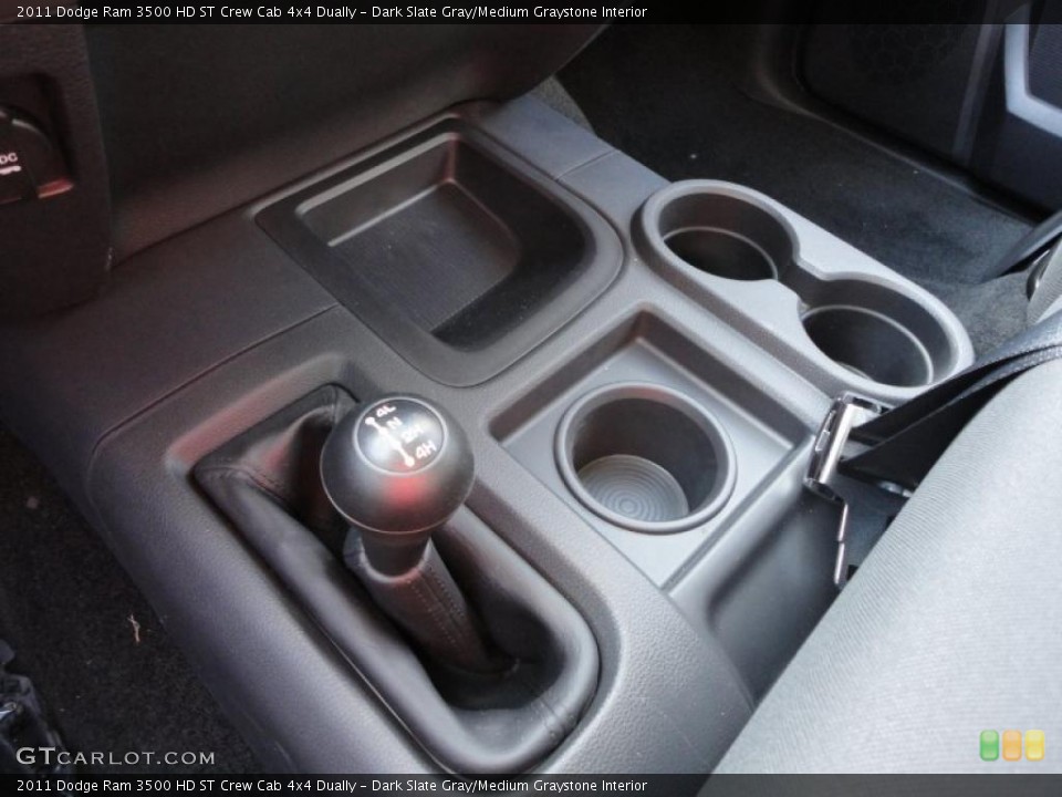 Dark Slate Gray/Medium Graystone Interior Controls for the 2011 Dodge Ram 3500 HD ST Crew Cab 4x4 Dually #39780560