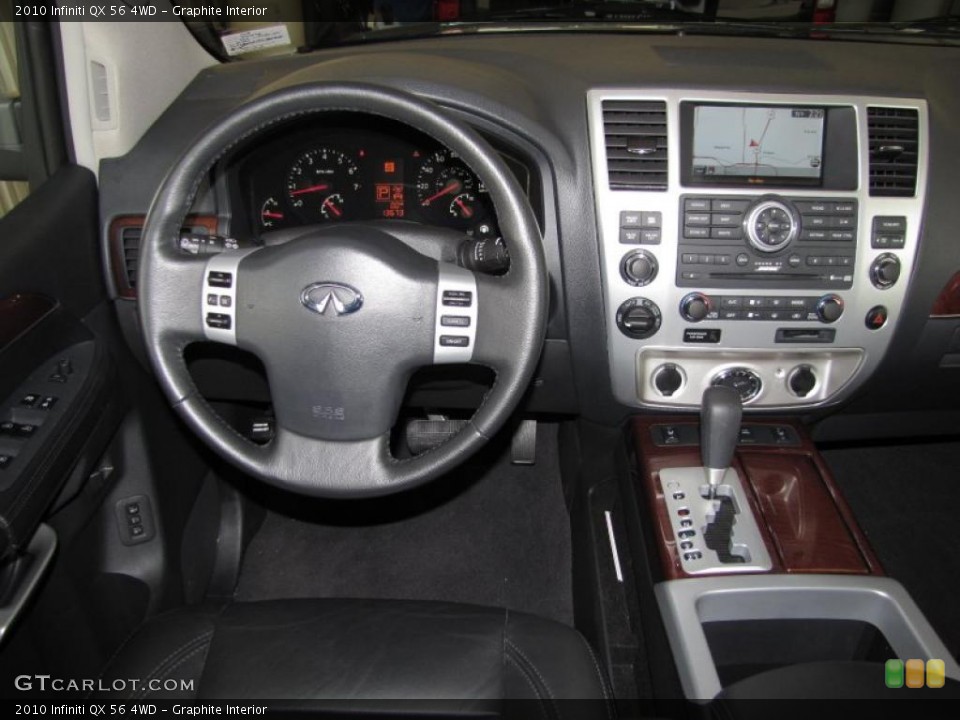 Graphite Interior Dashboard for the 2010 Infiniti QX 56 4WD #39780640