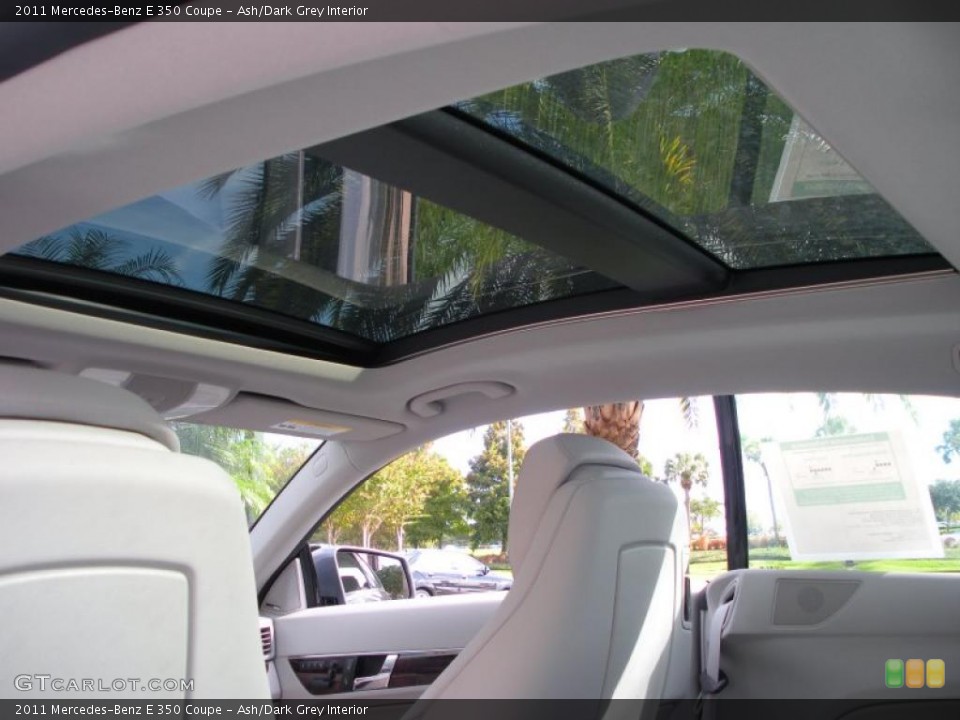 Ash/Dark Grey Interior Sunroof for the 2011 Mercedes-Benz E 350 Coupe #39781766