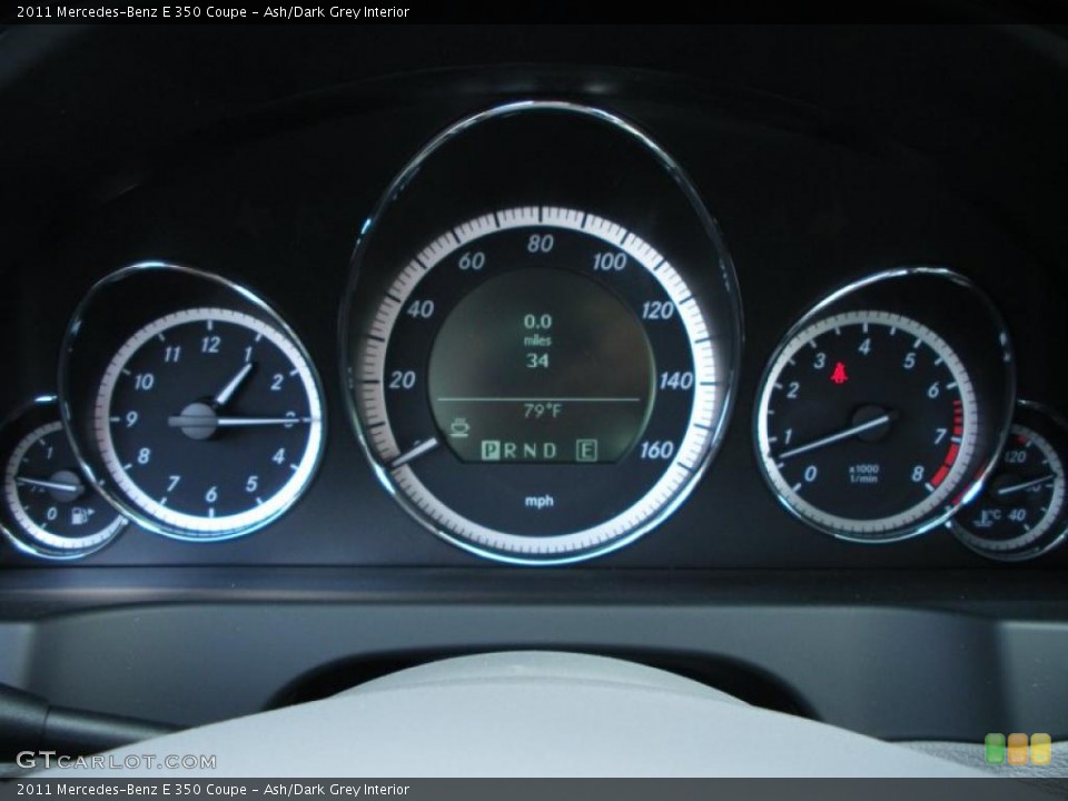 Ash/Dark Grey Interior Gauges for the 2011 Mercedes-Benz E 350 Coupe #39781782