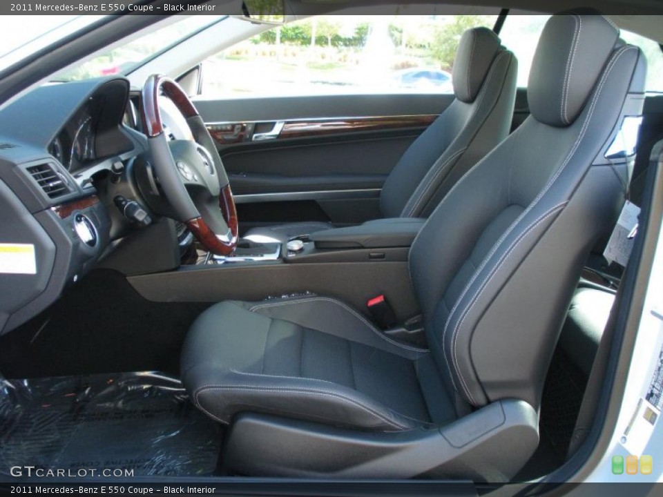 Black Interior Photo for the 2011 Mercedes-Benz E 550 Coupe #39782042
