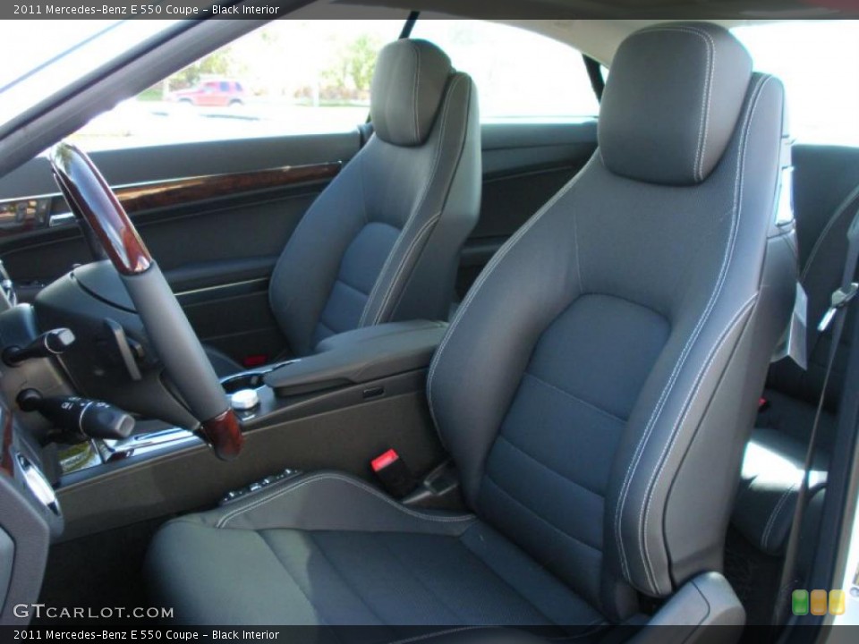 Black Interior Photo for the 2011 Mercedes-Benz E 550 Coupe #39782058