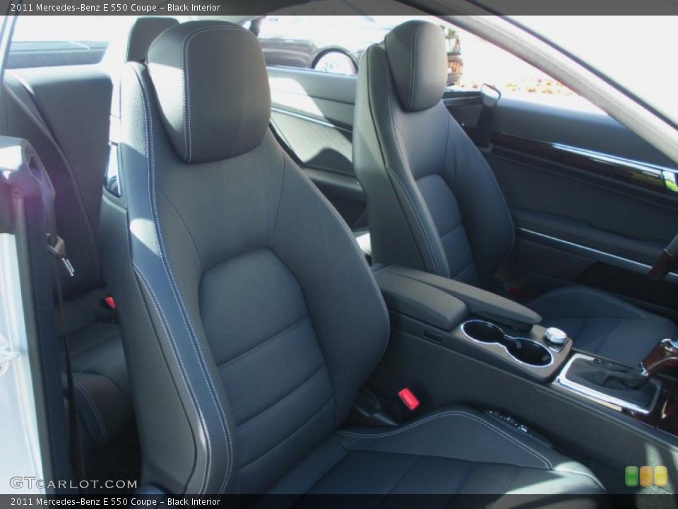 Black Interior Photo for the 2011 Mercedes-Benz E 550 Coupe #39782114