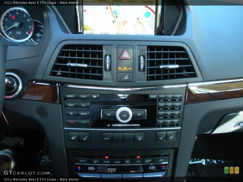 Black Interior Controls for the 2011 Mercedes-Benz E 550 Coupe #39782186