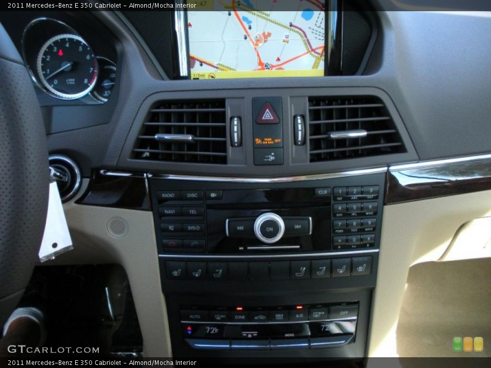 Almond/Mocha Interior Controls for the 2011 Mercedes-Benz E 350 Cabriolet #39782630