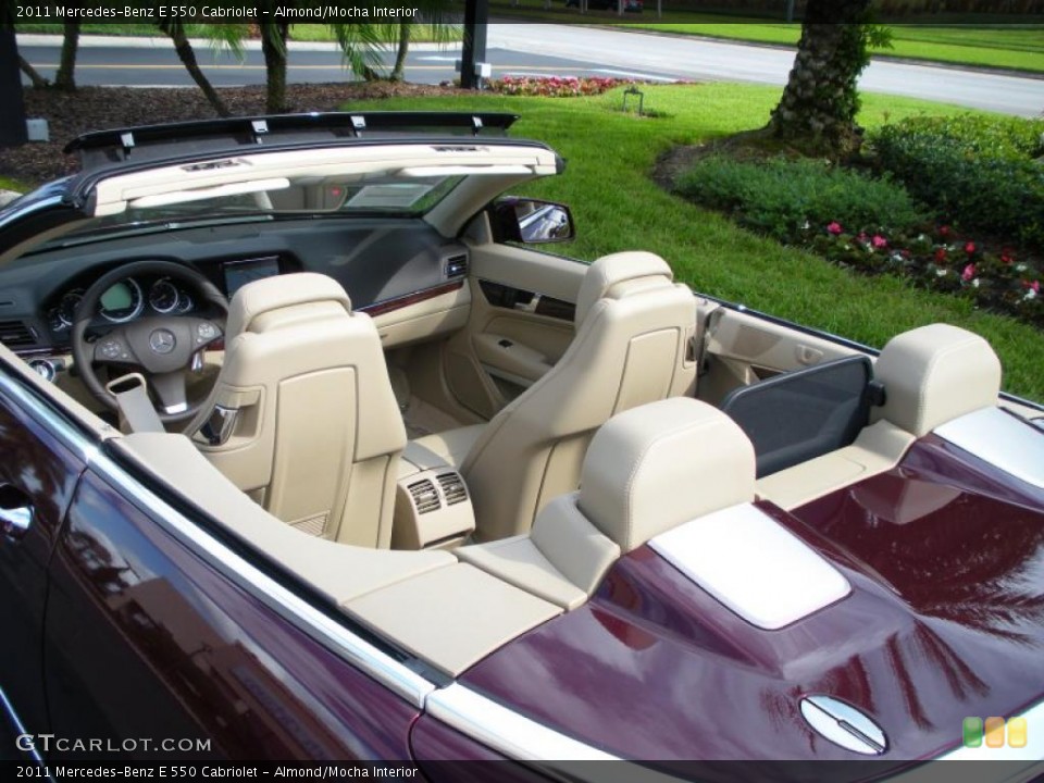 Almond/Mocha Interior Photo for the 2011 Mercedes-Benz E 550 Cabriolet #39782878