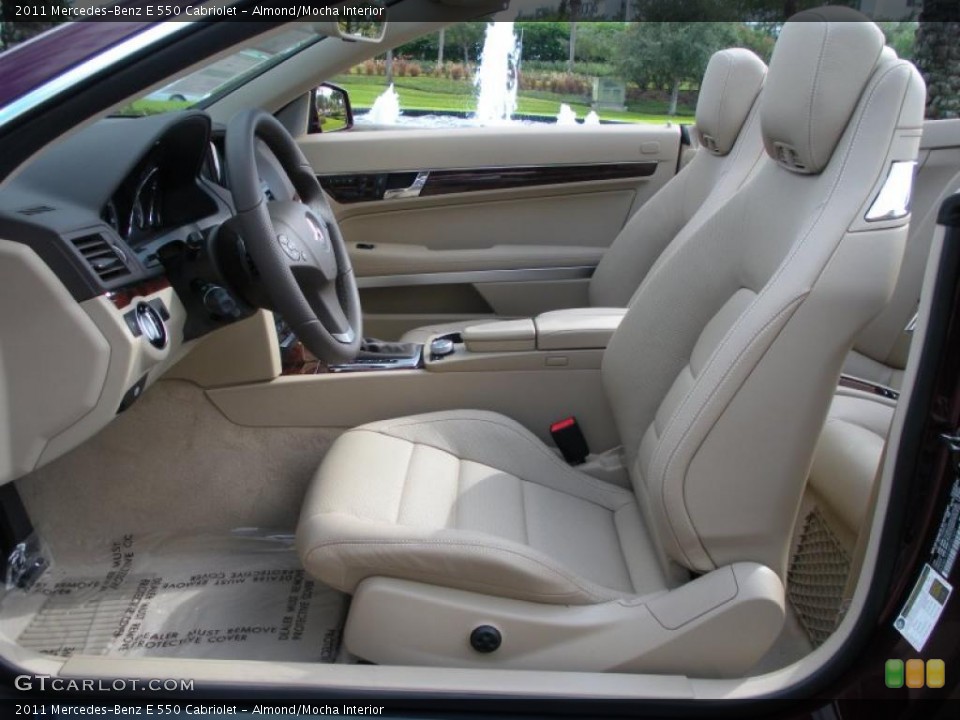 Almond/Mocha Interior Photo for the 2011 Mercedes-Benz E 550 Cabriolet #39782966