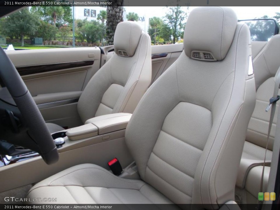 Almond/Mocha Interior Photo for the 2011 Mercedes-Benz E 550 Cabriolet #39782982