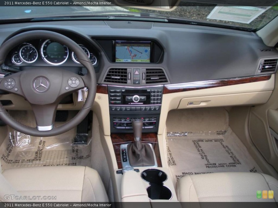 Almond/Mocha Interior Dashboard for the 2011 Mercedes-Benz E 550 Cabriolet #39783034