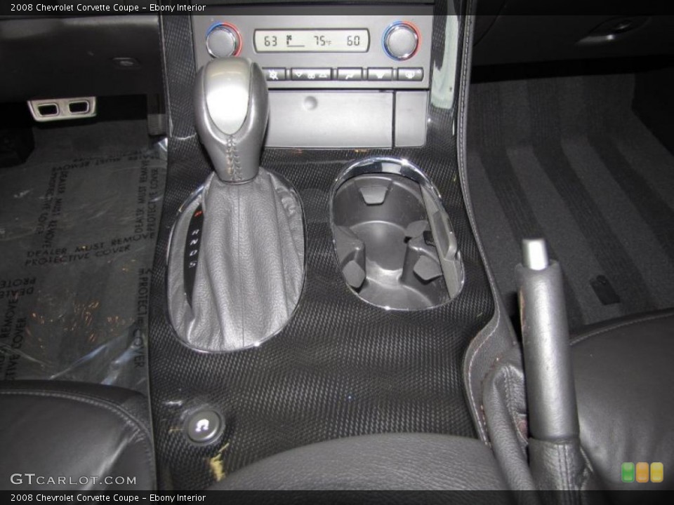Ebony Interior Transmission for the 2008 Chevrolet Corvette Coupe #39783094