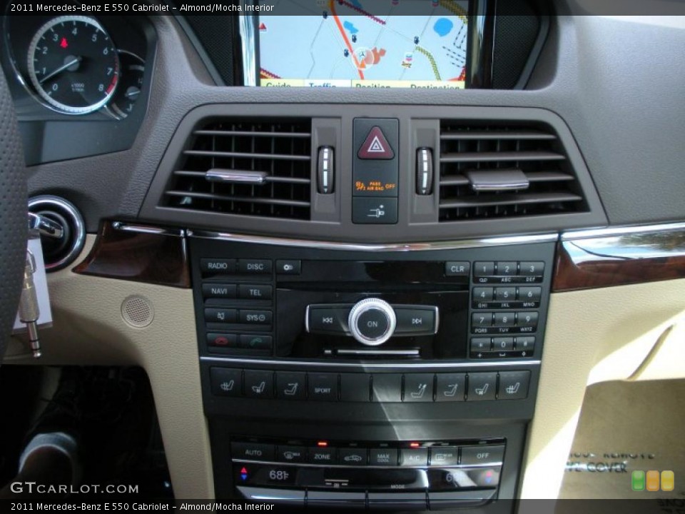 Almond/Mocha Interior Controls for the 2011 Mercedes-Benz E 550 Cabriolet #39783102