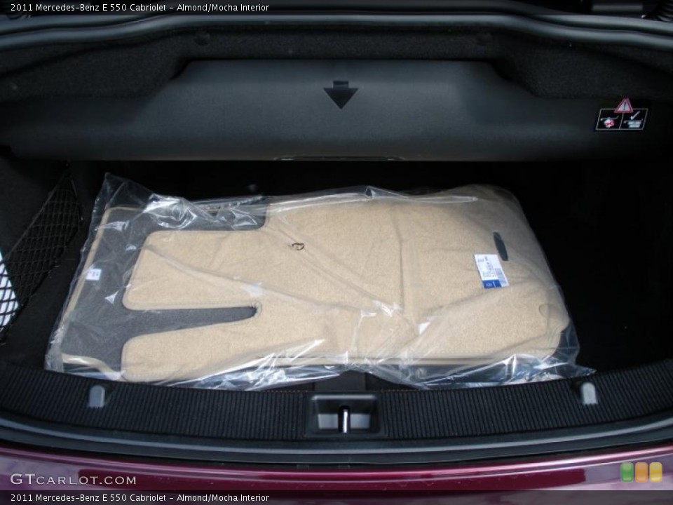 Almond/Mocha Interior Trunk for the 2011 Mercedes-Benz E 550 Cabriolet #39783134