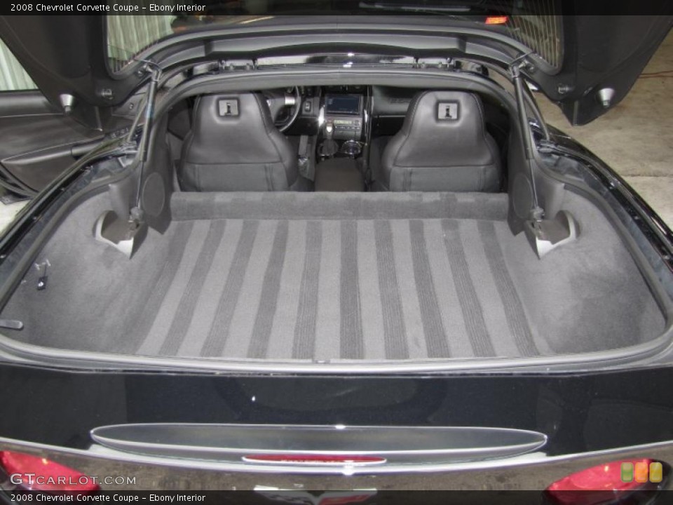 Ebony Interior Trunk for the 2008 Chevrolet Corvette Coupe #39783138