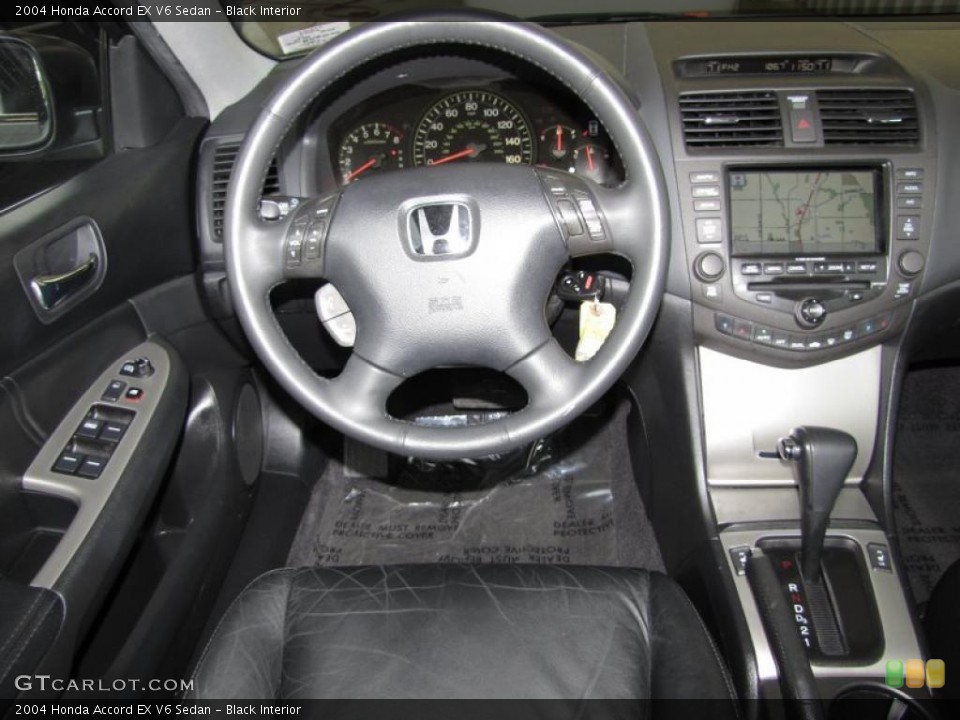Black Interior Controls for the 2004 Honda Accord EX V6 Sedan #39783714