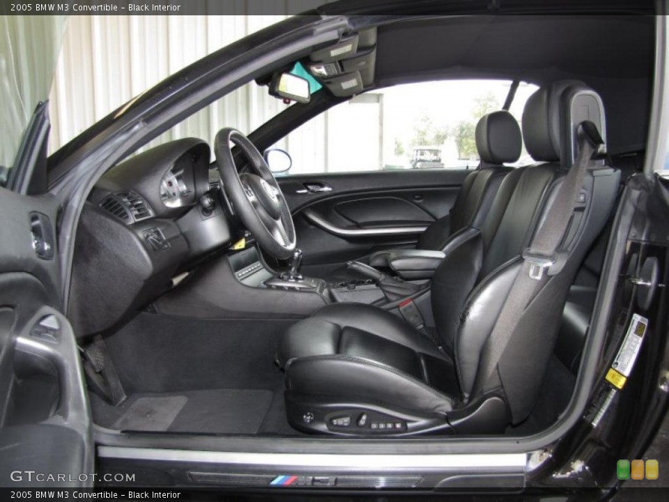 Black Interior Photo for the 2005 BMW M3 Convertible #39783966