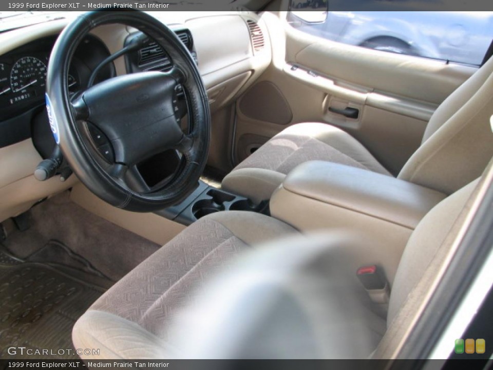 Medium Prairie Tan Interior Dashboard for the 1999 Ford Explorer XLT #39784154