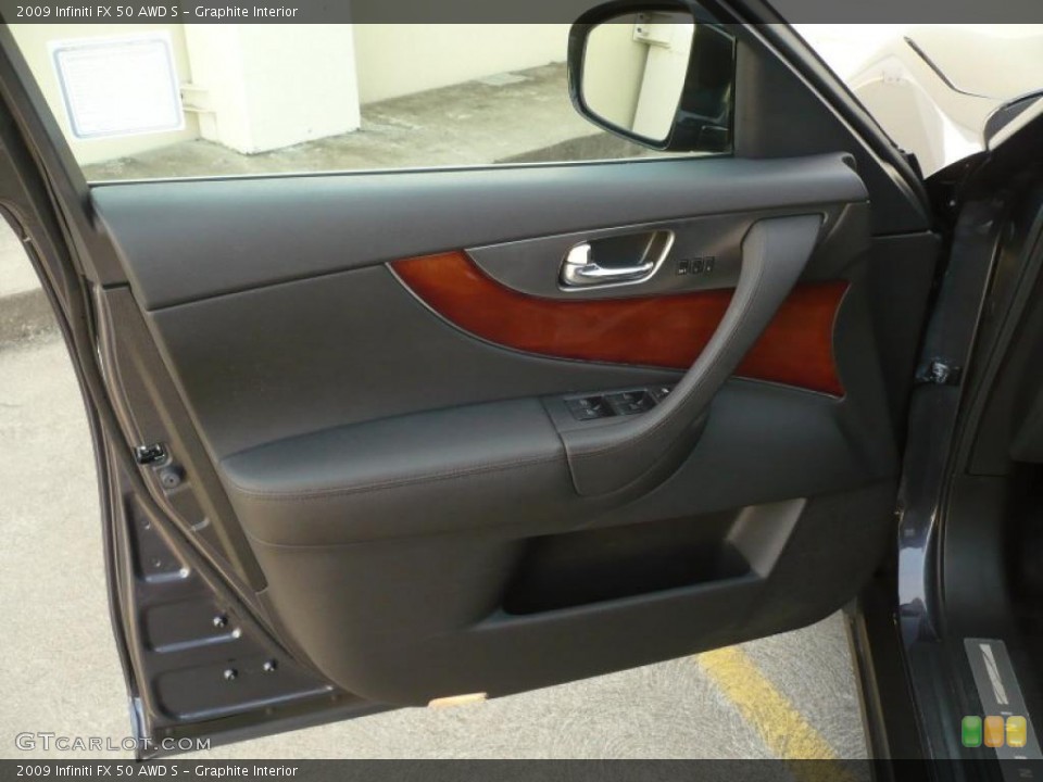 Graphite Interior Door Panel for the 2009 Infiniti FX 50 AWD S #39784270